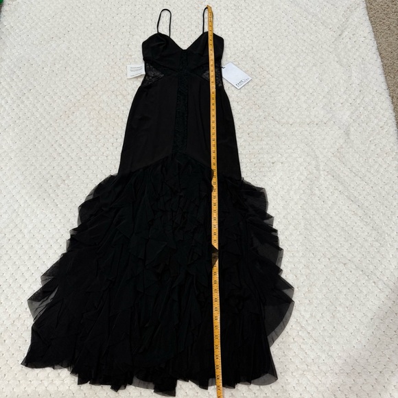 NWT FREE PEOPLE FAME AND PARTNERS THE ABBY BLACK MAXI DRESS - Picture 8 of 10